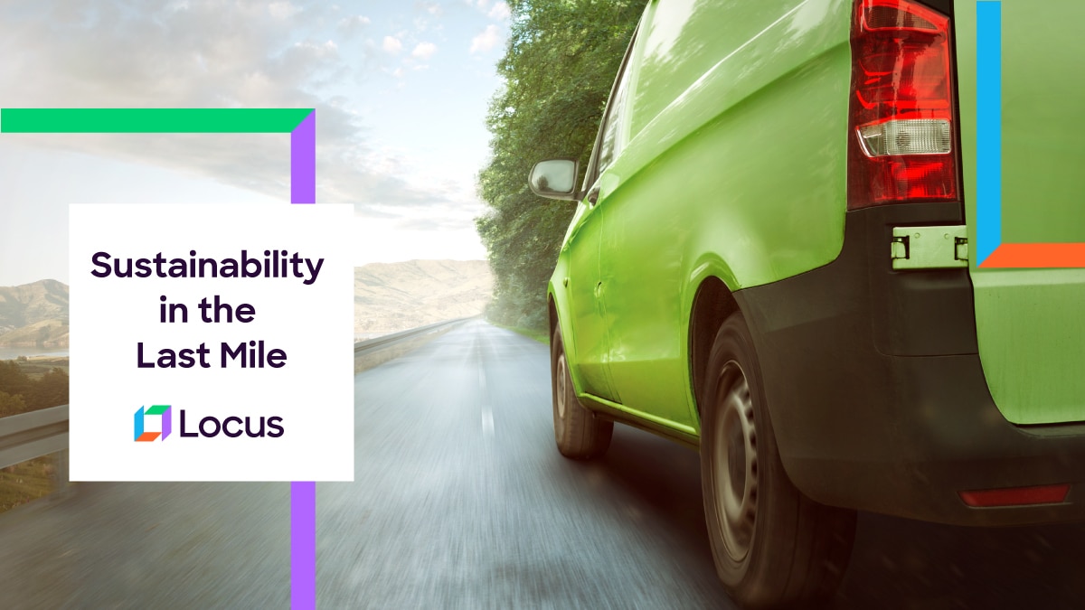 Sustainable in the last mile delivery