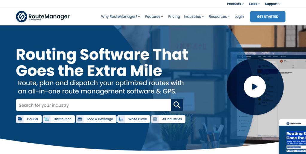 RouteManager homepage