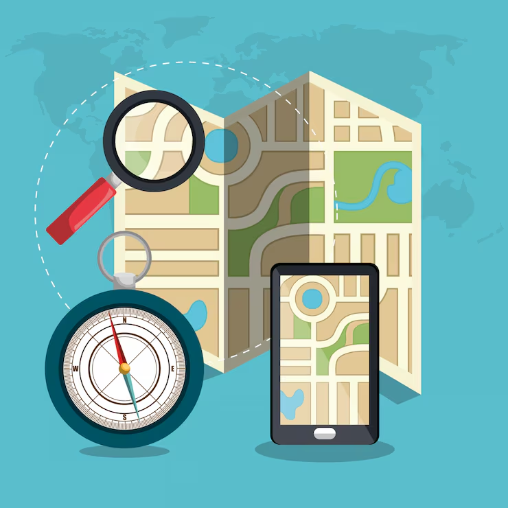 An infographic showcasing dynamic route planning